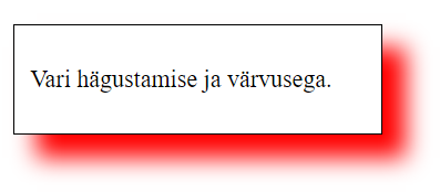 Hägustatud servaga punane vari